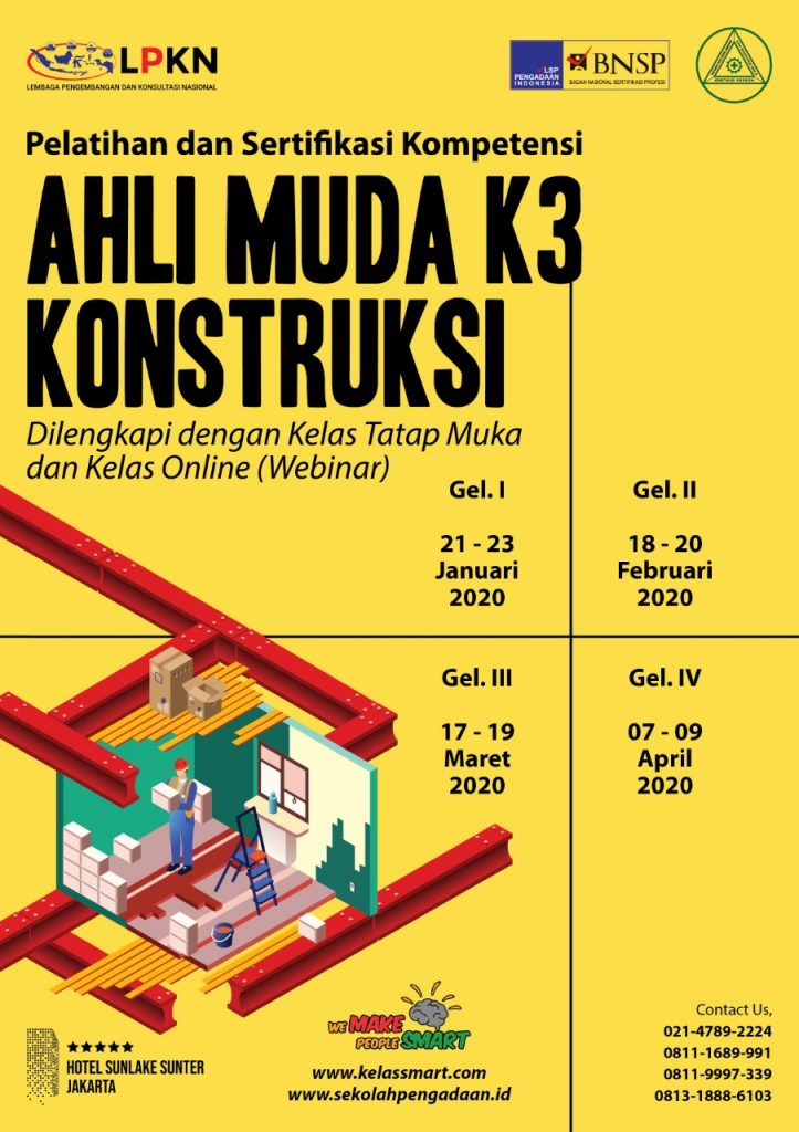 Pelatihan K3 Konstruksi Bimtek Pengadaan Dan Pelatihan Pendidikan