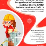 Diklat Online (e-diklat) Pedoman Teknis dan Strategi Pengadaan Infrastruktur melalui Skema KPBU Pada era dan Pasca Covid 19 (Solusi Alternatif Pembiayaan dan Percepatan Pengadaan Infrastruktur)